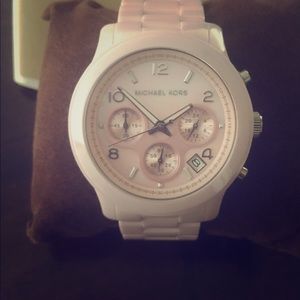 Michael Kors Womens Watch Ceramic Pink MK5194